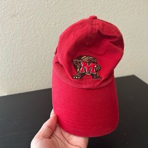 Red Cap with Embroidered Logo